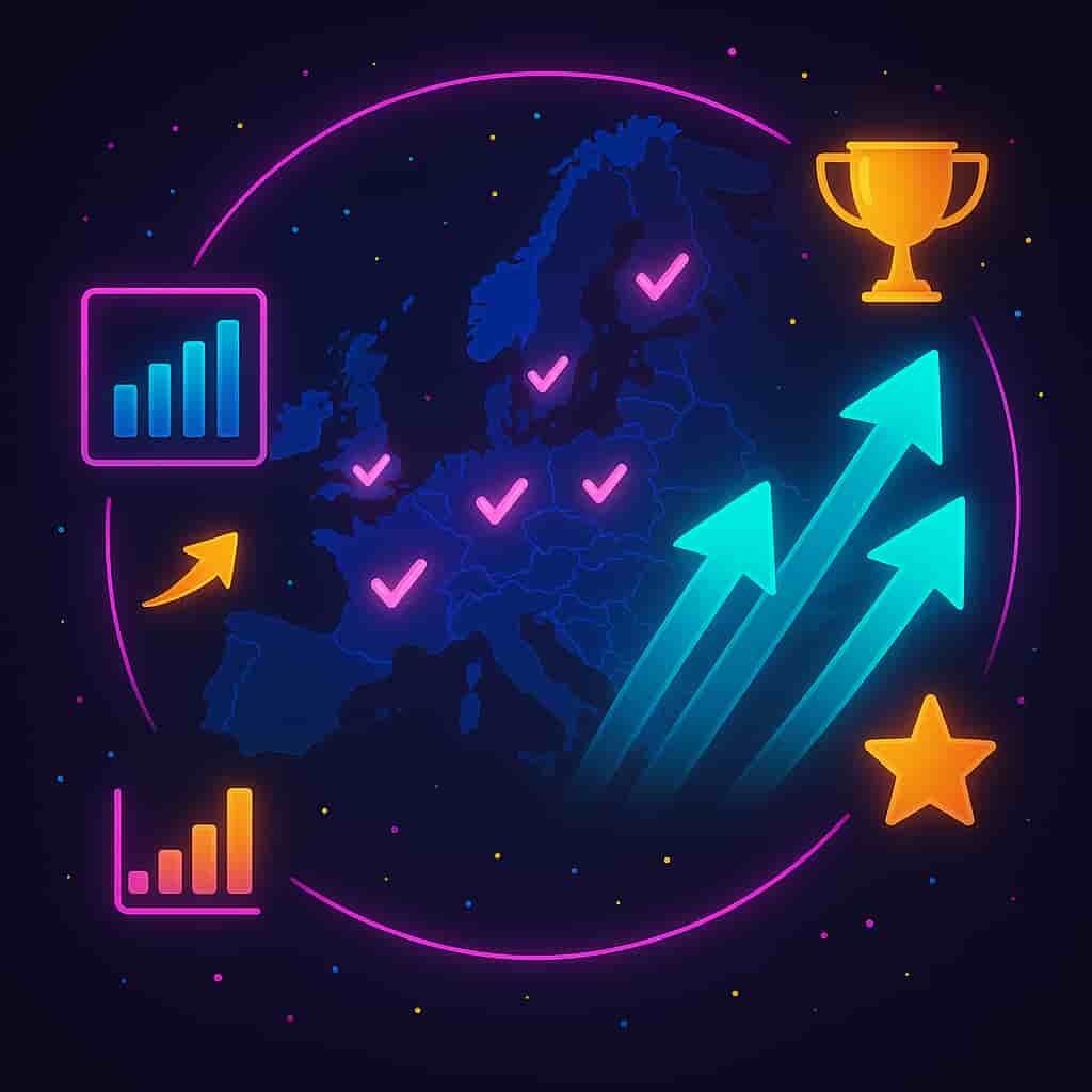 European gambling markets expansion success showing 340% revenue growth through strategic iGaming market analysis